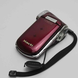 サンヨー(SANYO)の超美品 DMX-CG110 ワインレッド  M777(ビデオカメラ)