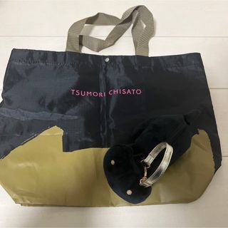 ツモリチサト(TSUMORI CHISATO)のツモリチサト　クロネコポシェット付きエコバッグ2点セット(エコバッグ)