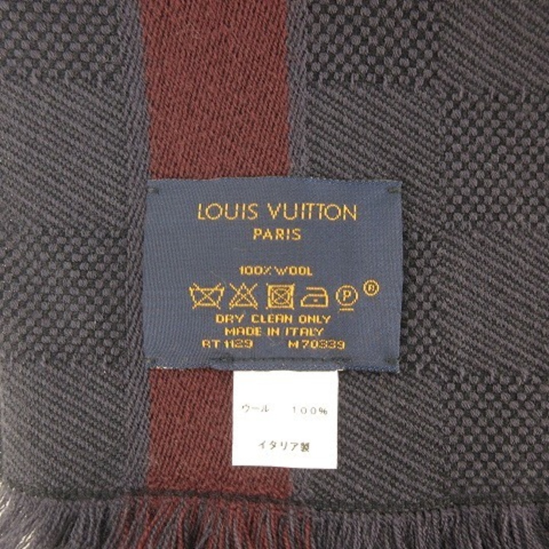 LOUIS VUITTON(ルイヴィトン)のルイヴィトン  エシャルプ ダミエ マフラー グレー M70339 19年製  メンズのファッション小物(マフラー)の商品写真