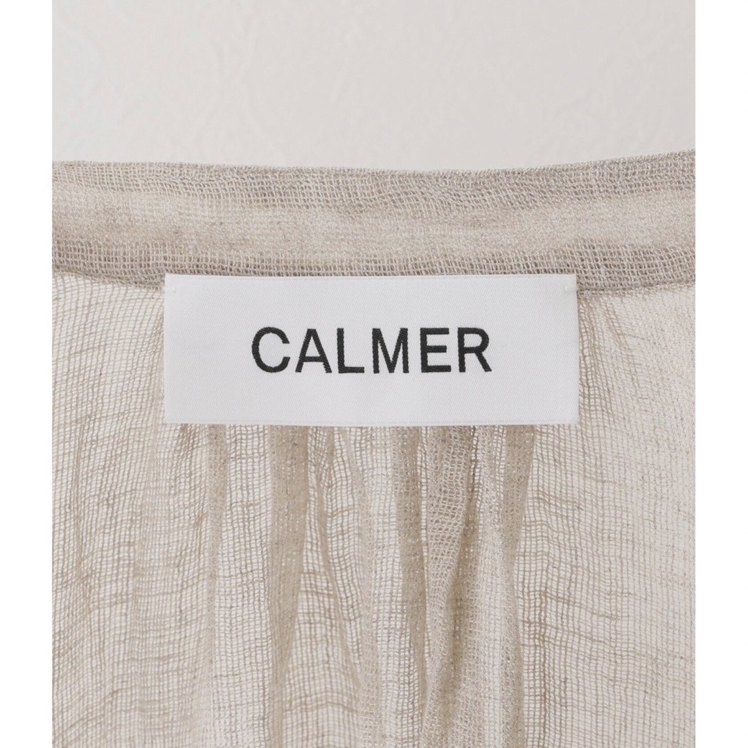 plage 【CALMER】別注 BandCollar シャツ