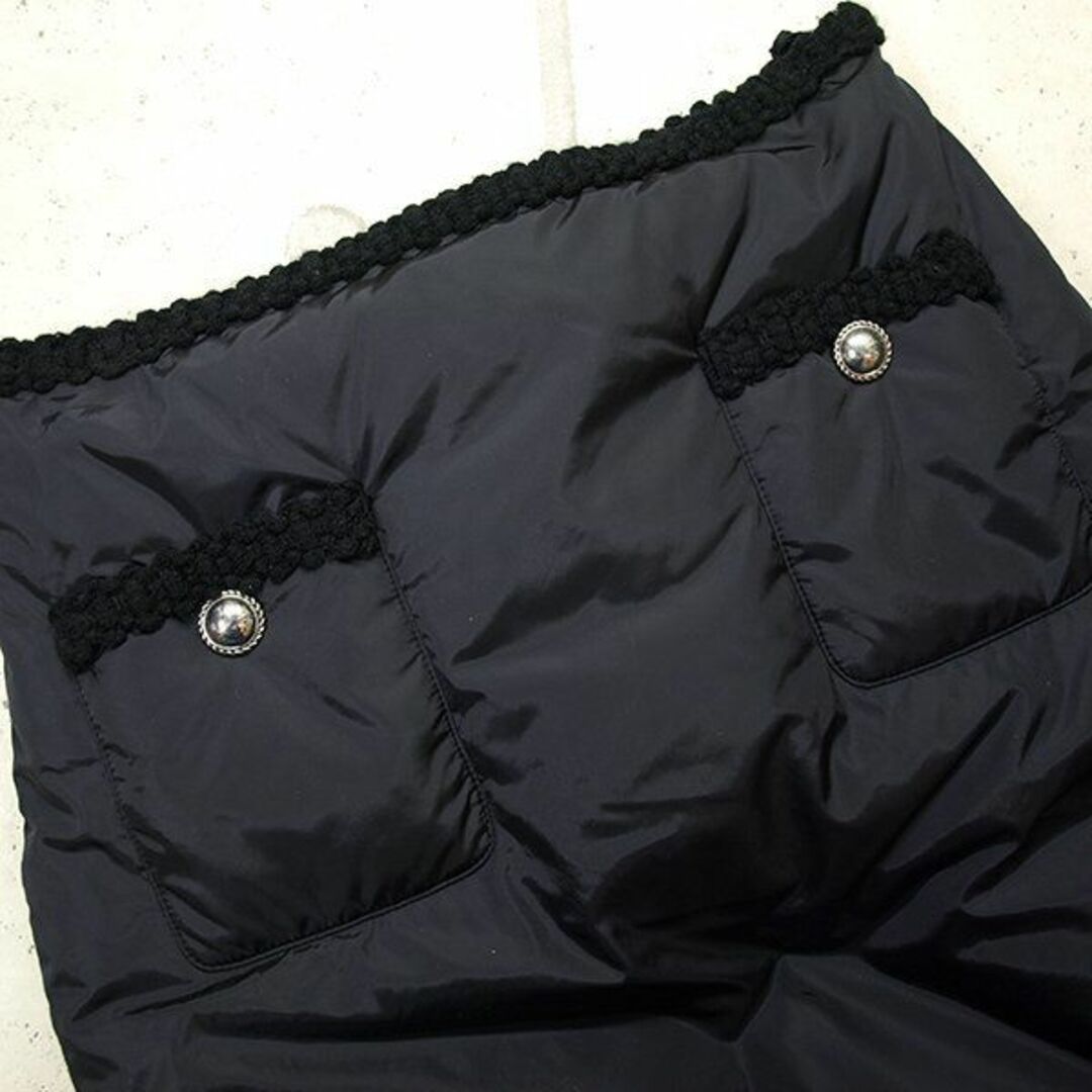 miumiu ミュウミュウ・冬物ダウンスカート◇40サイズ　ブラック　美品