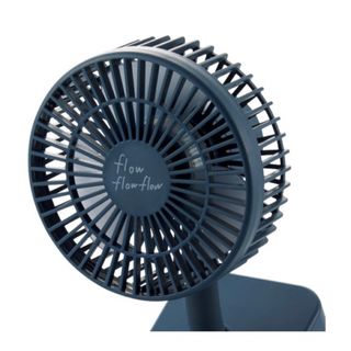 エレコム(ELECOM)のエレコム FAN-U207NV 卓上 扇風機 充電式 USBミニ 静音(扇風機)