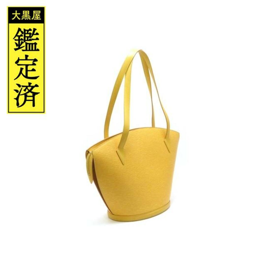 名作 中古 ルイヴィトン エピ サンジャック ショッピング 黄 M52269