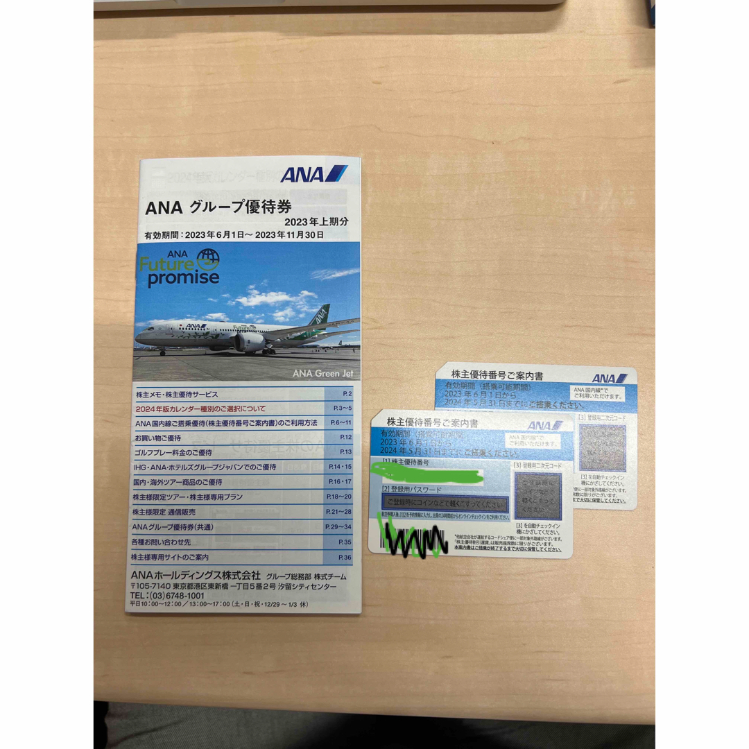 ANA(全日本空輸) - ANA株主優待割引券2枚（冊子付）の通販 by てっく's