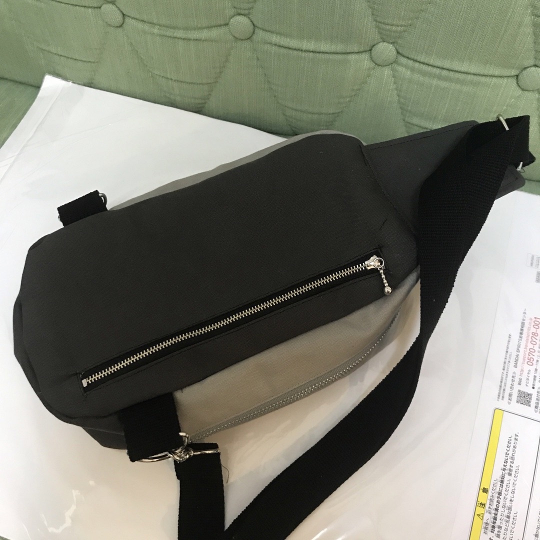 ミナペルホネン ハンドメイド BOXタイプボディバッグ スキップ ブラウン