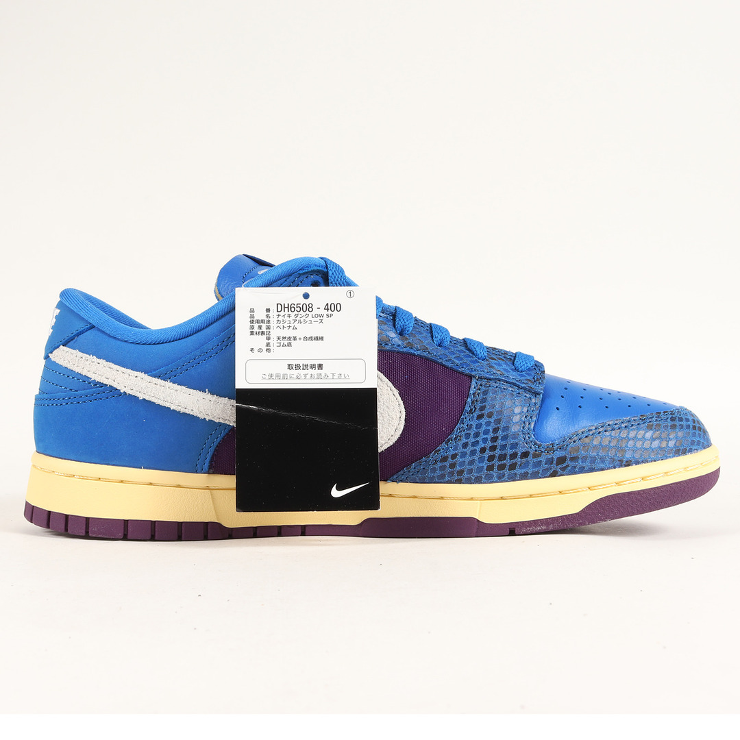 NIKE ナイキ サイズ:29.0cm UNDEFEATED DUNK LOW SP 5 ON IT DUNK VS AF1 PACK  (DH6508-400) アンディフィーテッド ダンク ロー シグナルブルー ホワイト US11 ローカット スニーカー コラボ 【メンズ】