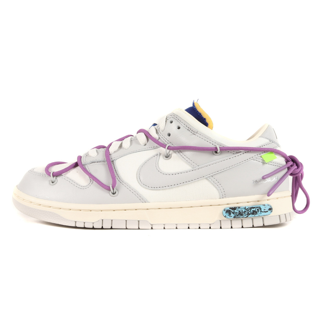 スニーカーOFF-WHITE × NIKE DUNK LOW 48 ダンク オフホワイト