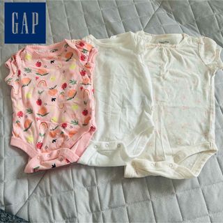 ベビーギャップ(babyGAP)のベビーギャップ 半袖ロンパース 3枚セット(ロンパース)