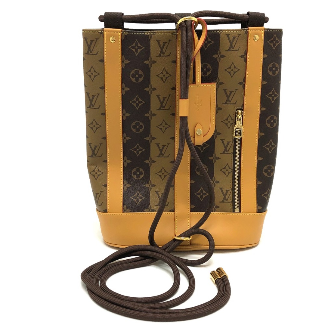 LOUIS VUITTON(ルイヴィトン)のルイヴィトン LOUIS VUITTON ランドネ メッセンジャー ストライプ M45968 モノグラム カバン ショルダーバッグ モノグラムキャンバス ブラウン メンズのバッグ(ショルダーバッグ)の商品写真