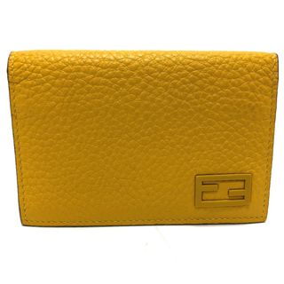 FENDI フェンディーカードケース黄色状態良好財布