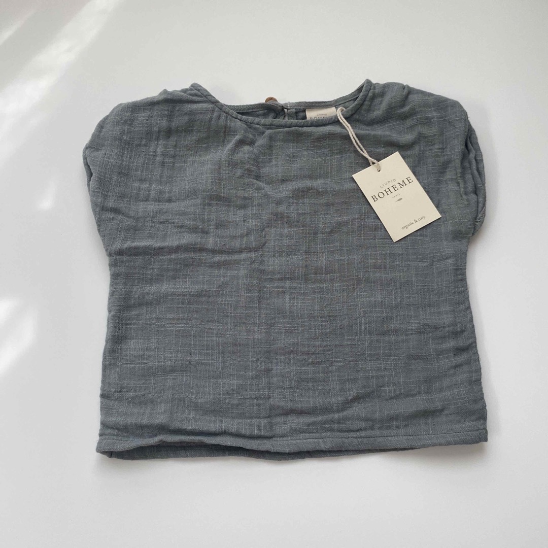 こども ビームス(コドモビームス)のstudio boheme paris GREY BLUE 24m キッズ/ベビー/マタニティのキッズ服男の子用(90cm~)(Tシャツ/カットソー)の商品写真