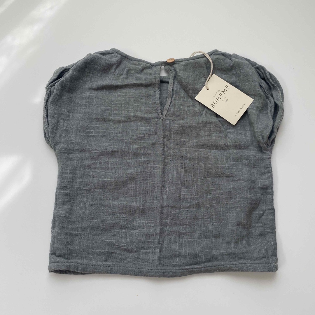 こども ビームス(コドモビームス)のstudio boheme paris GREY BLUE 24m キッズ/ベビー/マタニティのキッズ服男の子用(90cm~)(Tシャツ/カットソー)の商品写真