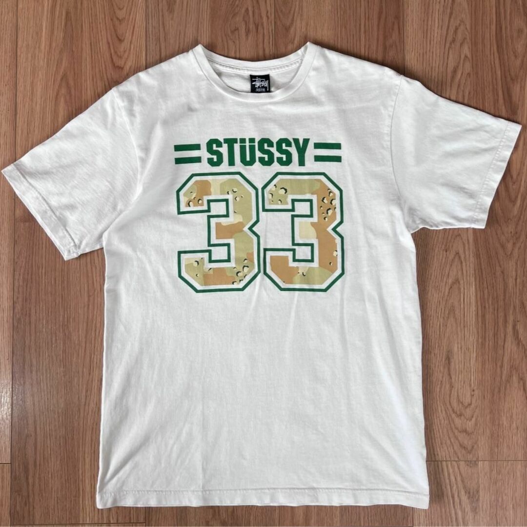 STUSSY(ステューシー)のステューシー ナンバリング 33 Tシャツ stussy tribe 半袖 白 メンズのトップス(Tシャツ/カットソー(半袖/袖なし))の商品写真