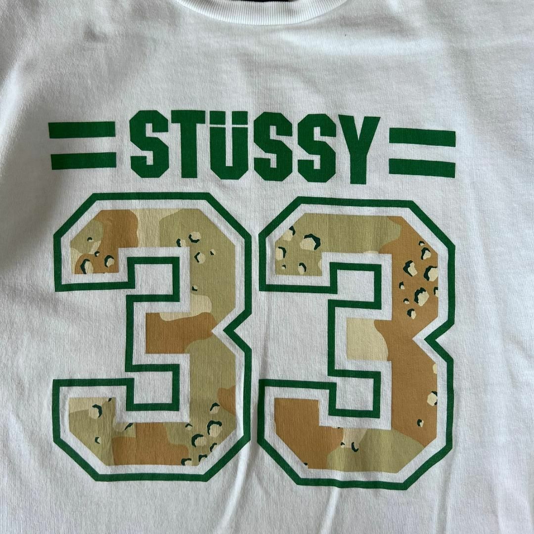 STUSSY(ステューシー)のステューシー ナンバリング 33 Tシャツ stussy tribe 半袖 白 メンズのトップス(Tシャツ/カットソー(半袖/袖なし))の商品写真