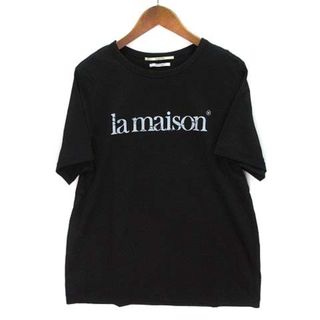 アザー(other)のマリアプラス La maison Tシャツ カットソー 半袖 ブラック 黒 M(Tシャツ(半袖/袖なし))