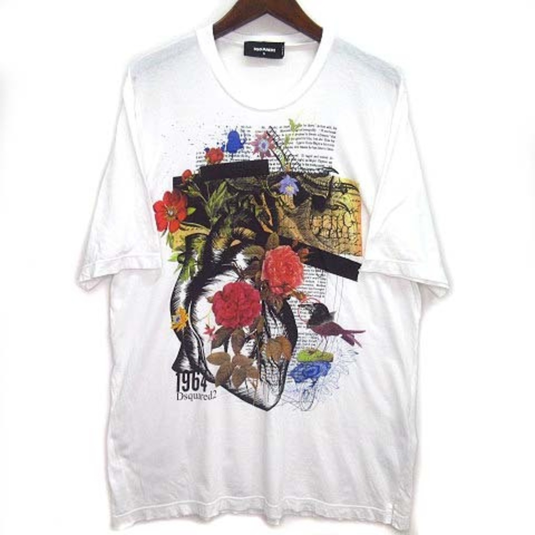 DSQUARED2 - ディースクエアード フラワー プリント Tシャツ