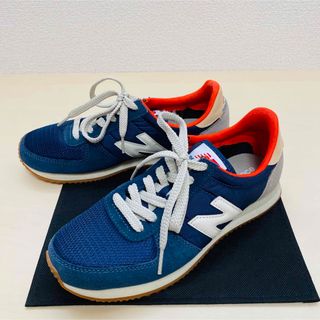 ニューバランス(New Balance)のニューバランス　スニーカー　D220 ネイビー　オレンジ　23.0cm(スニーカー)