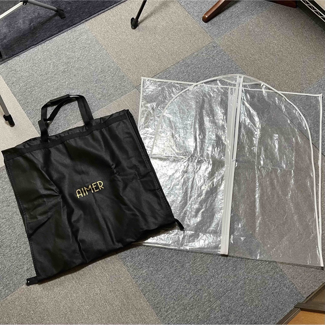 【匿名配送】美品!ロングトレーン ウェディングドレス【ドレスカバー×2付】送料込