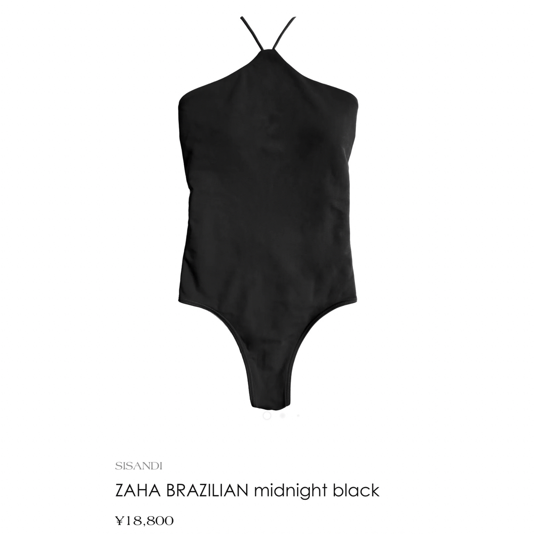 sisandi ZAHA Brazilian midnight BLACK 水着 | hartwellspremium.com