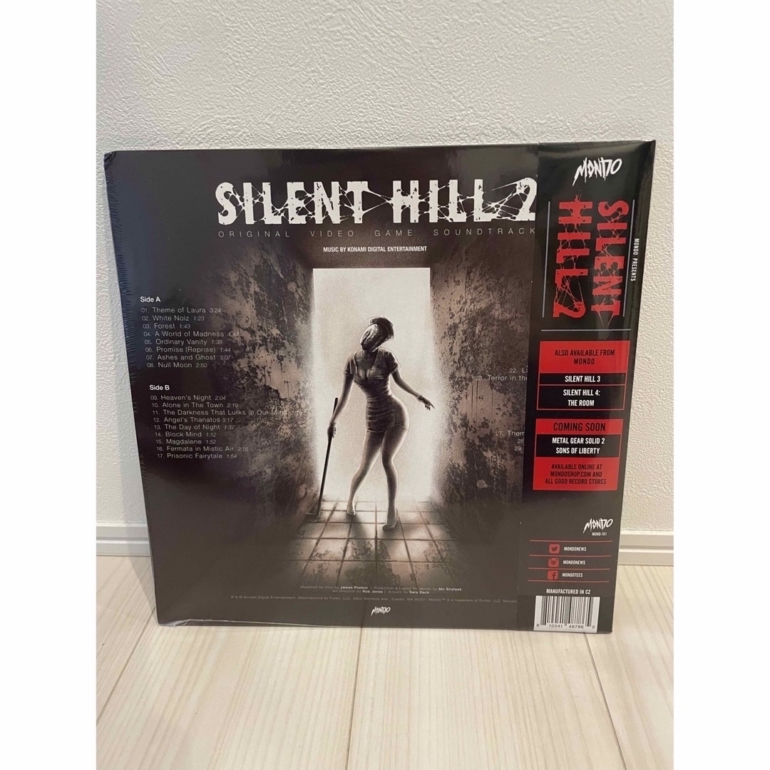 Silent Hill 1.2 Soundtrack LP サントラ　2枚セット