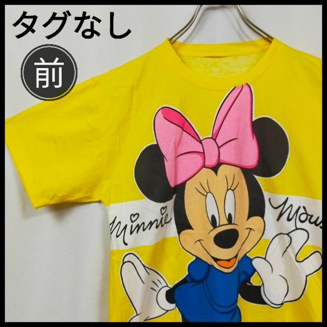 Disney(ディズニー)のミニーマウス　半袖Ｔシャツ　デカロゴ　バックロゴ　ディズニー　アニメキャラクター メンズのトップス(Tシャツ/カットソー(半袖/袖なし))の商品写真