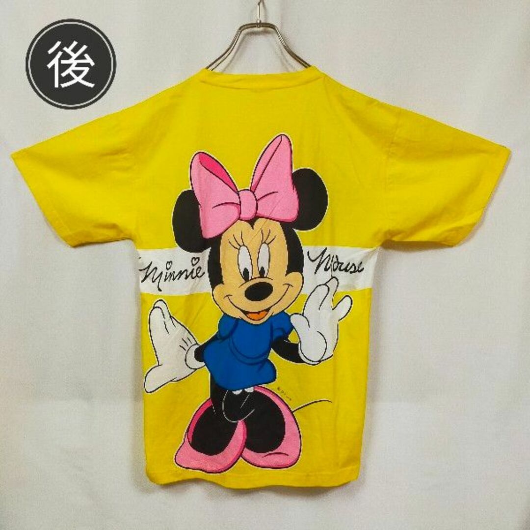 Disney(ディズニー)のミニーマウス　半袖Ｔシャツ　デカロゴ　バックロゴ　ディズニー　アニメキャラクター メンズのトップス(Tシャツ/カットソー(半袖/袖なし))の商品写真