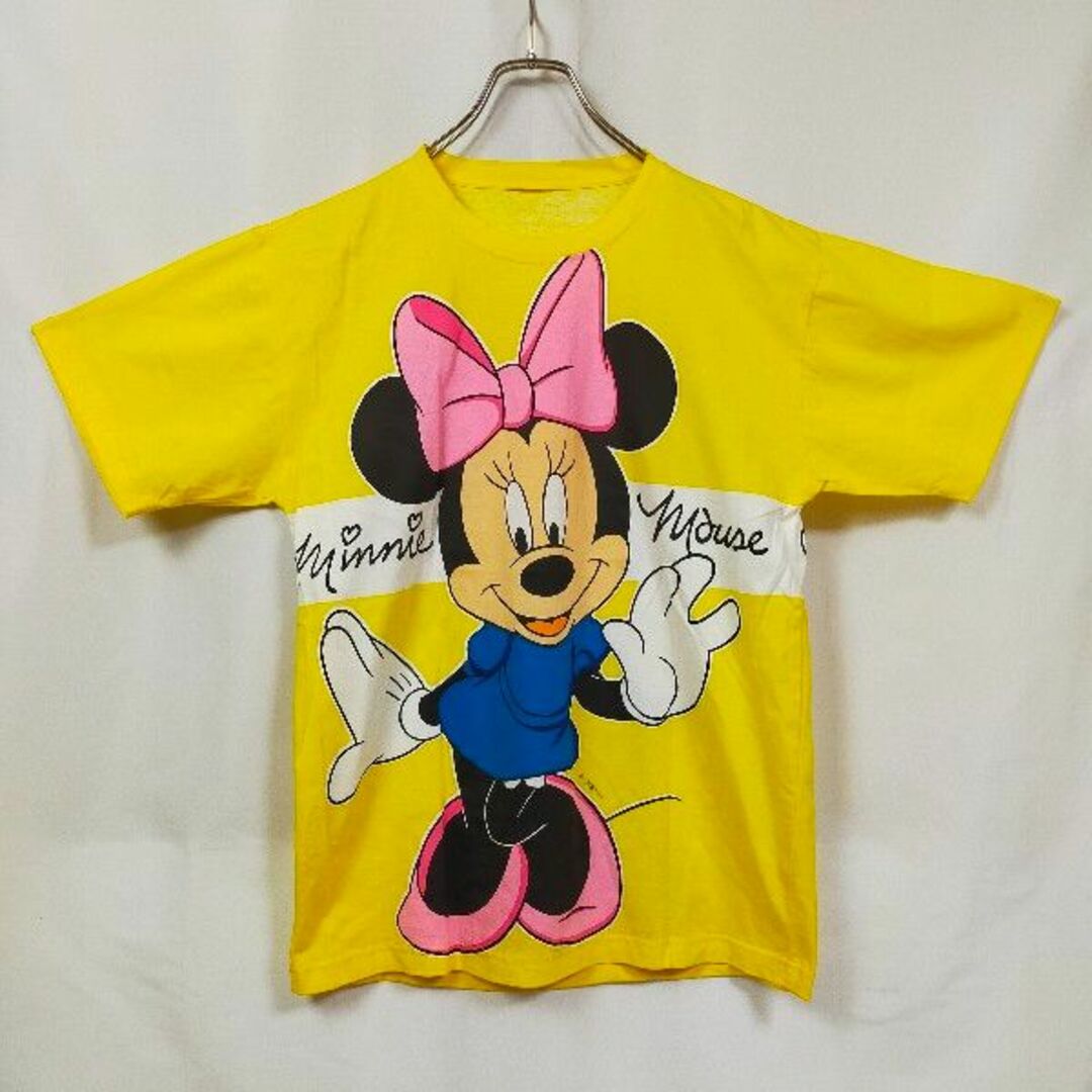 Disney(ディズニー)のミニーマウス　半袖Ｔシャツ　デカロゴ　バックロゴ　ディズニー　アニメキャラクター メンズのトップス(Tシャツ/カットソー(半袖/袖なし))の商品写真
