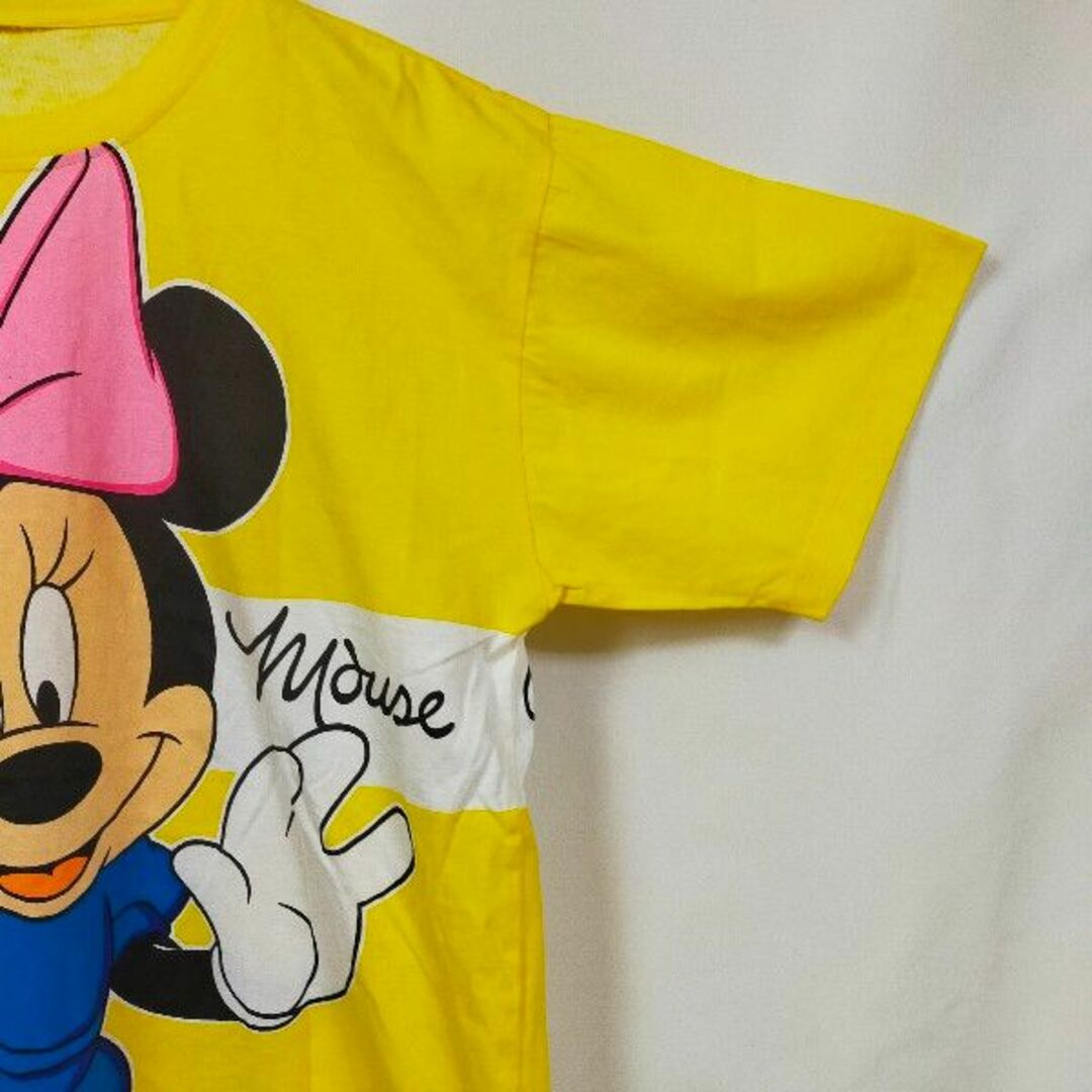 Disney(ディズニー)のミニーマウス　半袖Ｔシャツ　デカロゴ　バックロゴ　ディズニー　アニメキャラクター メンズのトップス(Tシャツ/カットソー(半袖/袖なし))の商品写真