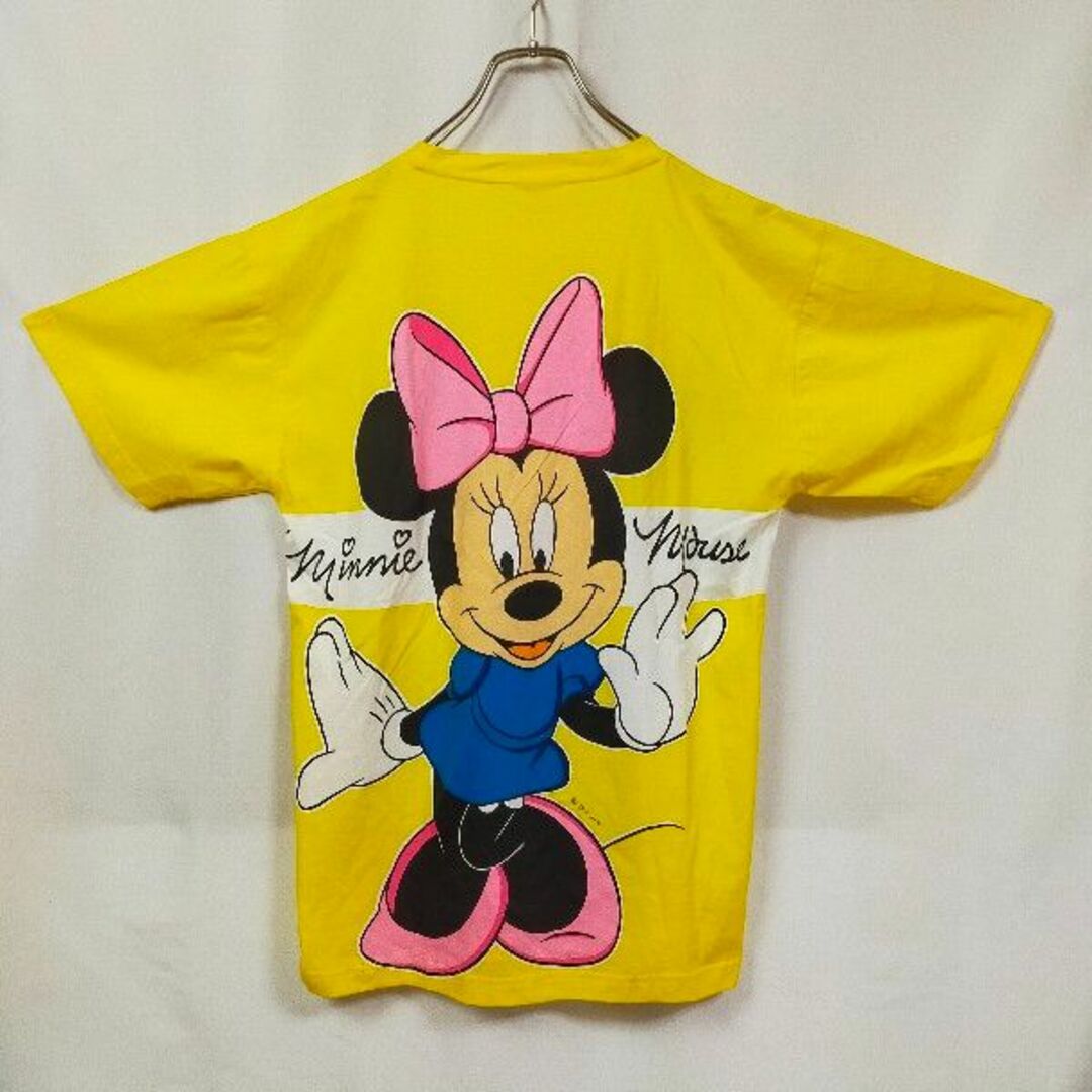 Disney(ディズニー)のミニーマウス　半袖Ｔシャツ　デカロゴ　バックロゴ　ディズニー　アニメキャラクター メンズのトップス(Tシャツ/カットソー(半袖/袖なし))の商品写真