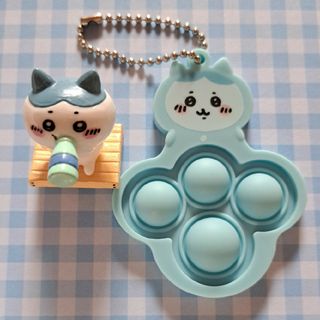 チイカワ(ちいかわ)の新品★ちいかわ【ハチワレ】びっくらたまご　フィギュア　プッシュポップ(キャラクターグッズ)