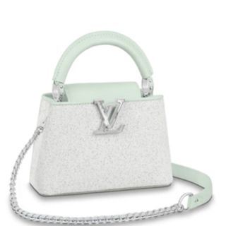 ルイヴィトン(LOUIS VUITTON)のご成約品 LOUISVUITTONカプシーヌ スワロフスキー(ハンドバッグ)