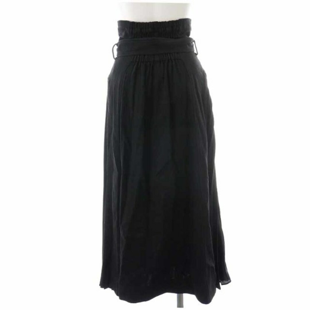 SNIDEL(スナイデル)のスナイデル スウィッチパターンスカート フレアスカート 0 S 黒 ブラック レディースのスカート(ひざ丈スカート)の商品写真