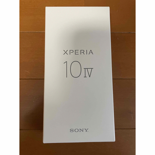 エクスペリア(Xperia)の【新品】Sony Xperia 10 IV 128GB ブラック(スマートフォン本体)