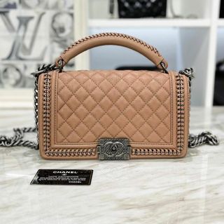 CHANEL - 美品☆ ボーイシャネル トップハンドル 2way マトラッセ 23