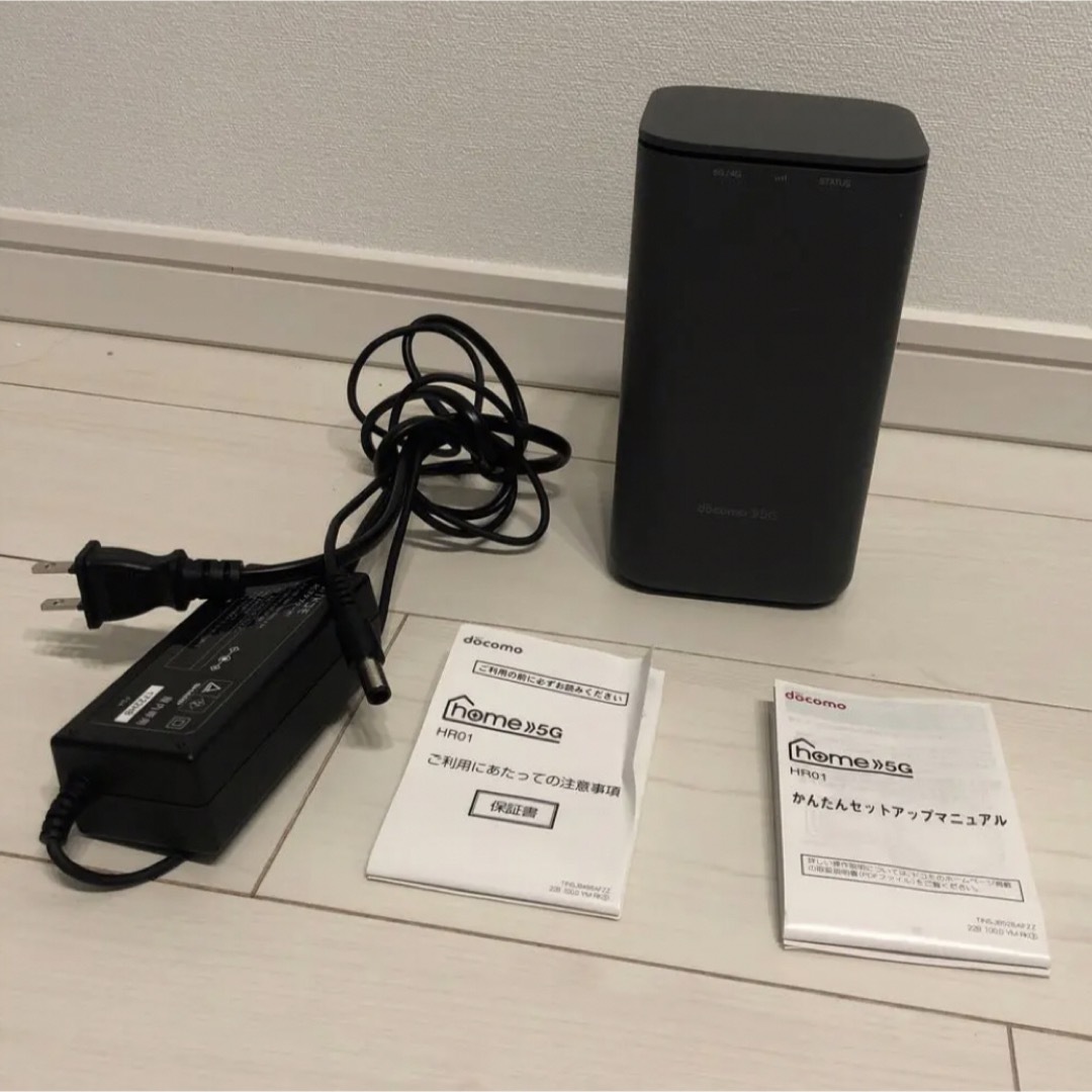 NTTドコモ SHARP home 5G HR01 ダークグレー - PC周辺機器