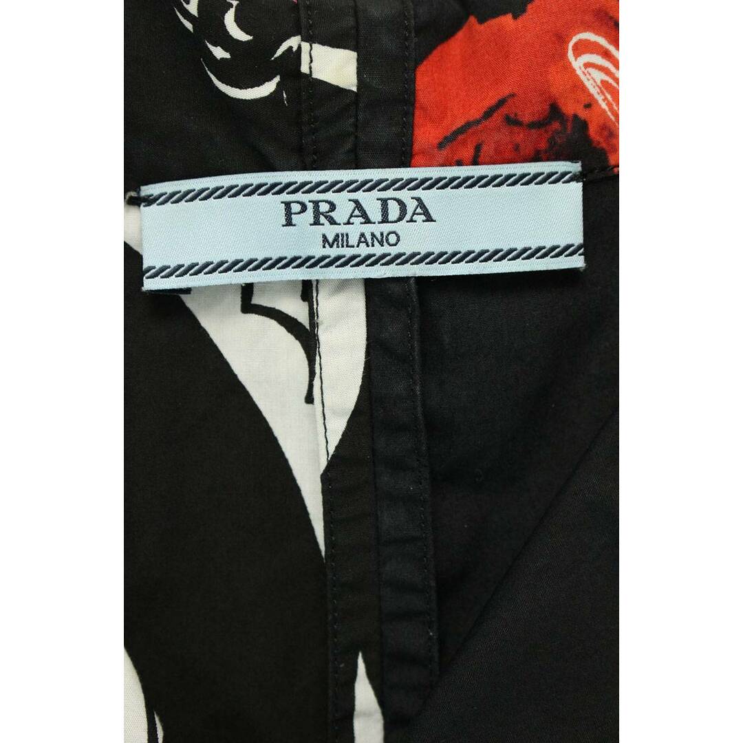 PRADA(プラダ)のプラダ  18AW  P433BU コンビネーションプリント半袖シャツ メンズ 42 メンズのトップス(シャツ)の商品写真