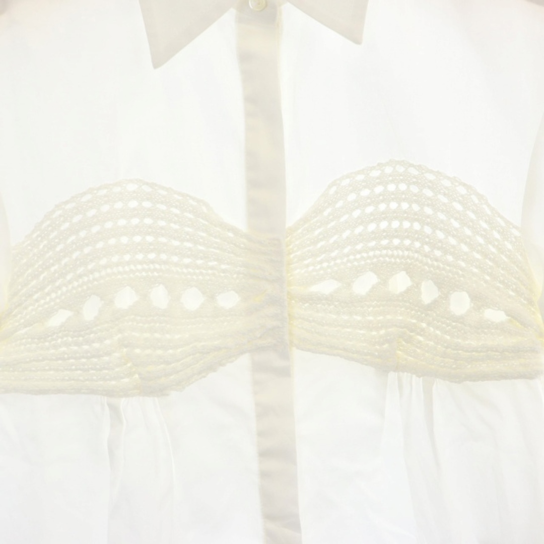 LE CIEL BLEU(ルシェルブルー)のルシェルブルー 22SS Knit Bra Detail Shirt シャツ レディースのトップス(シャツ/ブラウス(半袖/袖なし))の商品写真