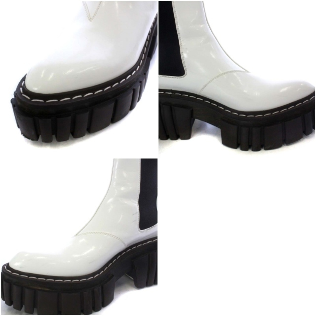 ステラマッカートニー PLASTIC EMILIE BOOT 38 白 6