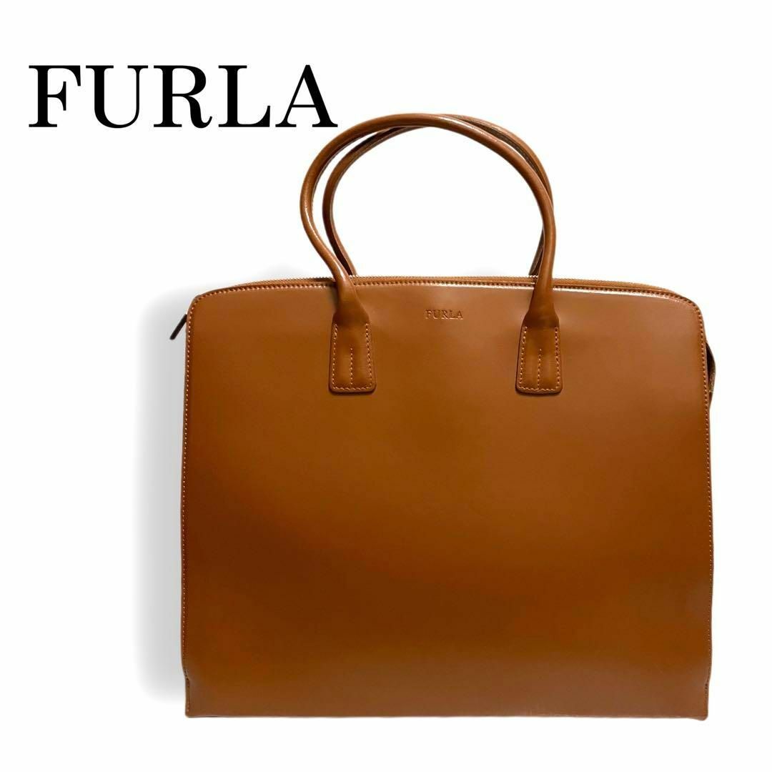 Furla(フルラ)の【美品】FURLA  フルラ ビジネスバッグ  ハンドバッグ  ブリーフケース レディースのバッグ(トートバッグ)の商品写真