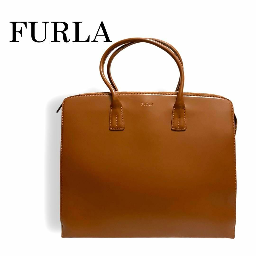 美品】FURLA フルラ ビジネスバッグ ハンドバッグ ブリーフケース ...