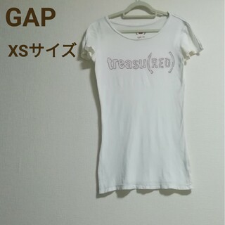 ギャップ(GAP)のGAP treasu(RED)Tシャツ XSサイズ(Tシャツ(半袖/袖なし))