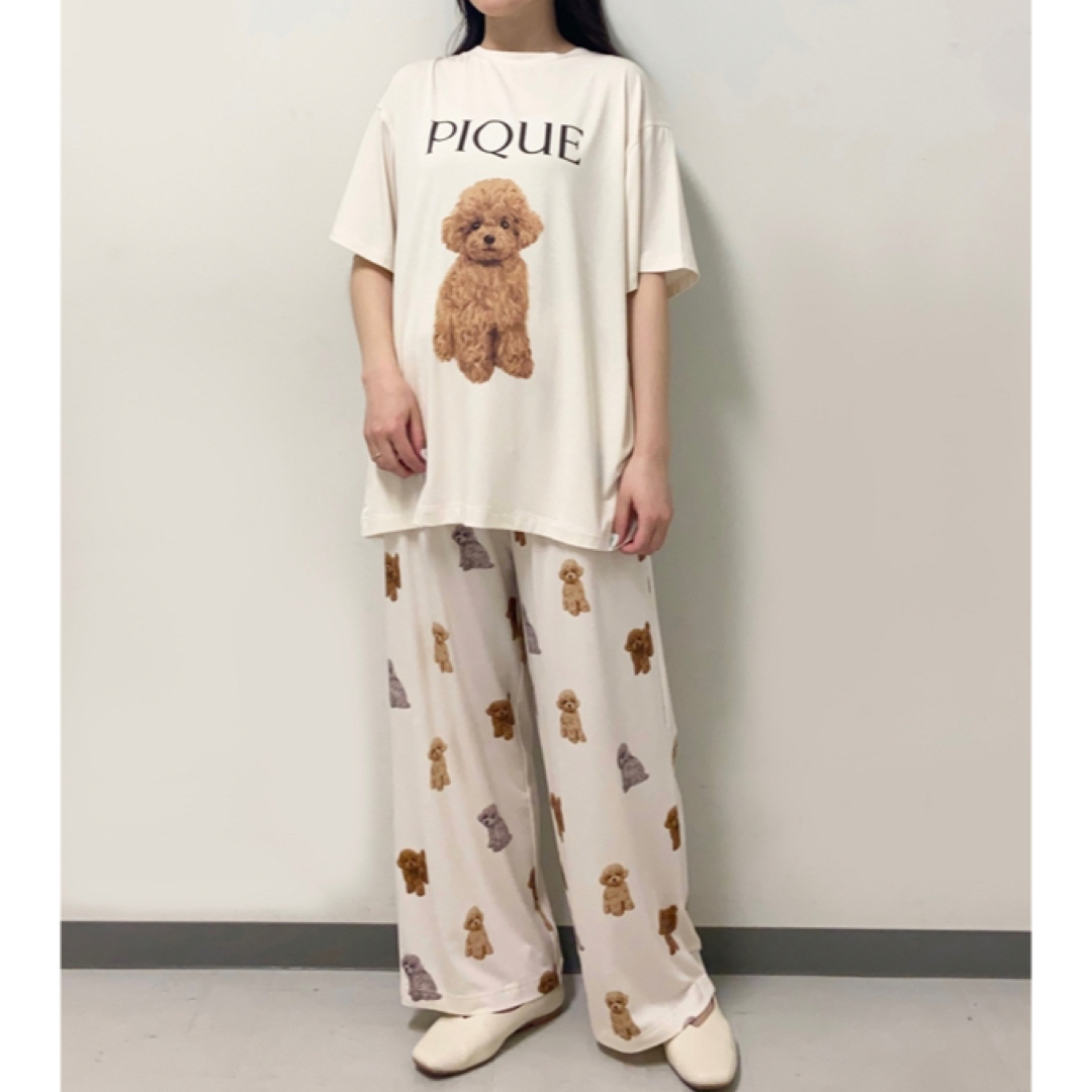 gelato pique - 新品未使用 ジェラートピケ トイプードル T gelato pique - 新品未使用 ジェラートピケ トイプードル T