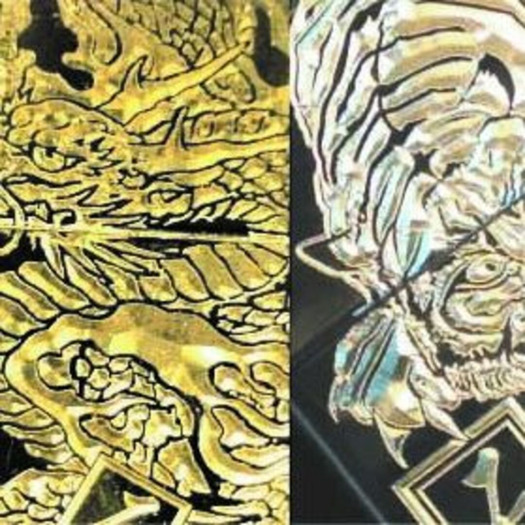 ジッポーアーマーボディー浮き彫り和柄彫刻龍ジッポ名前彫刻込みワガラzippo