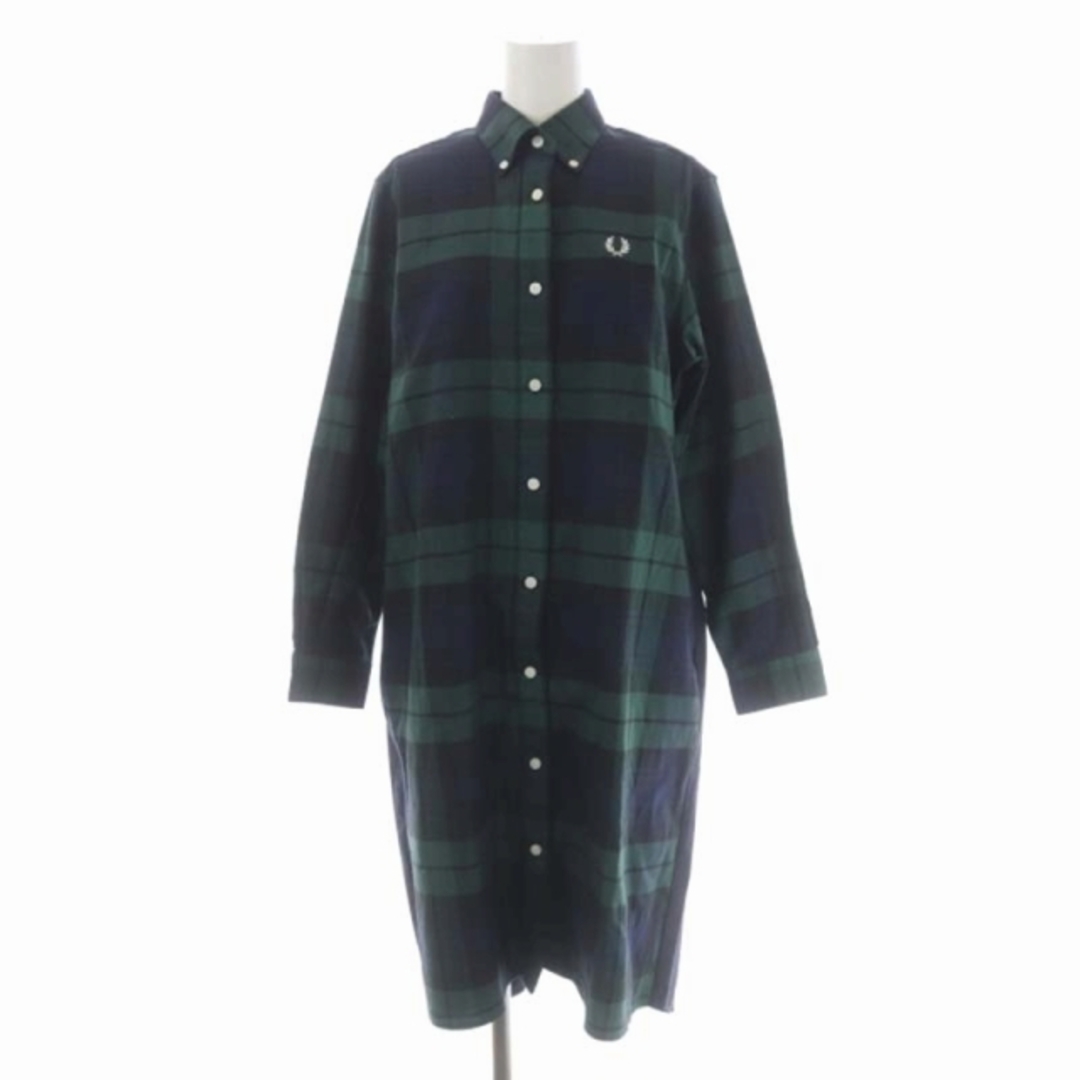 フレッドペリー BRUSHED TARTAN SHIRTDRESS ワンピース