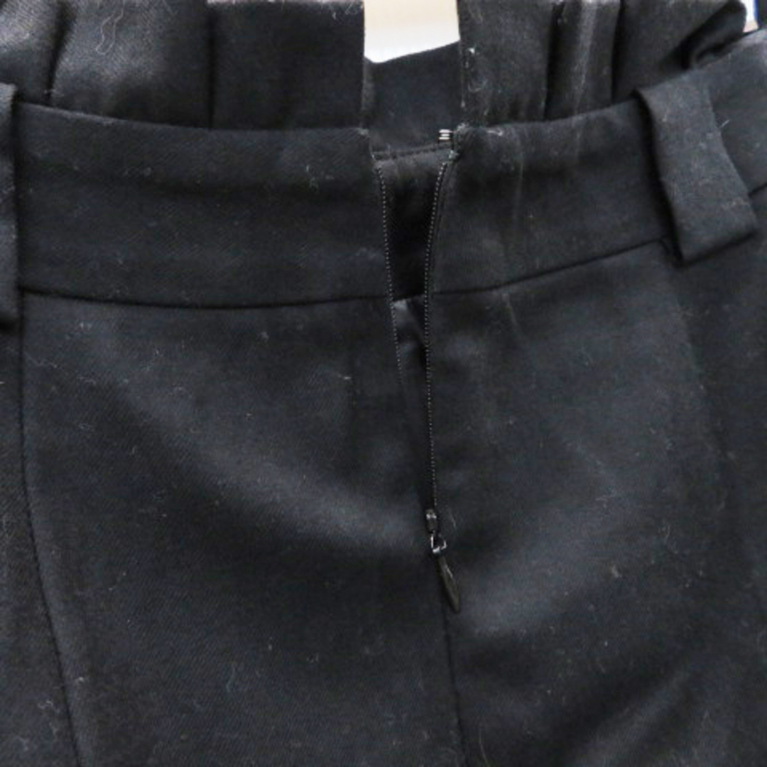 ef-de(エフデ)のエフデ タイトスカート ひざ丈 無地 ウール 7 黒 ブラック /YK16 レディースのスカート(ひざ丈スカート)の商品写真