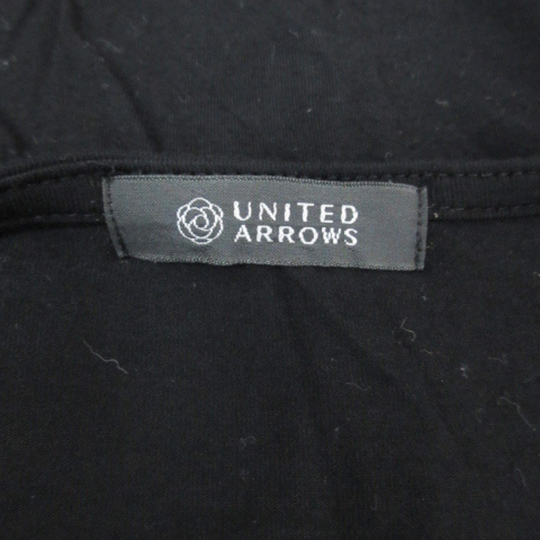 UNITED ARROWS(ユナイテッドアローズ)のユナイテッドアローズ カットソー Tシャツ 半袖 Uネック F 黒 ブラック レディースのトップス(カットソー(半袖/袖なし))の商品写真