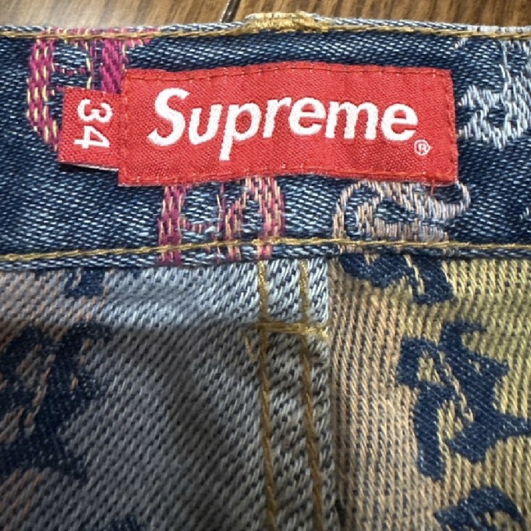 Supreme Gradient Jacquard Denim Short Tan