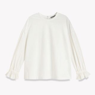 theory luxe 21SS 完売 異素材コンビ プルオーバー