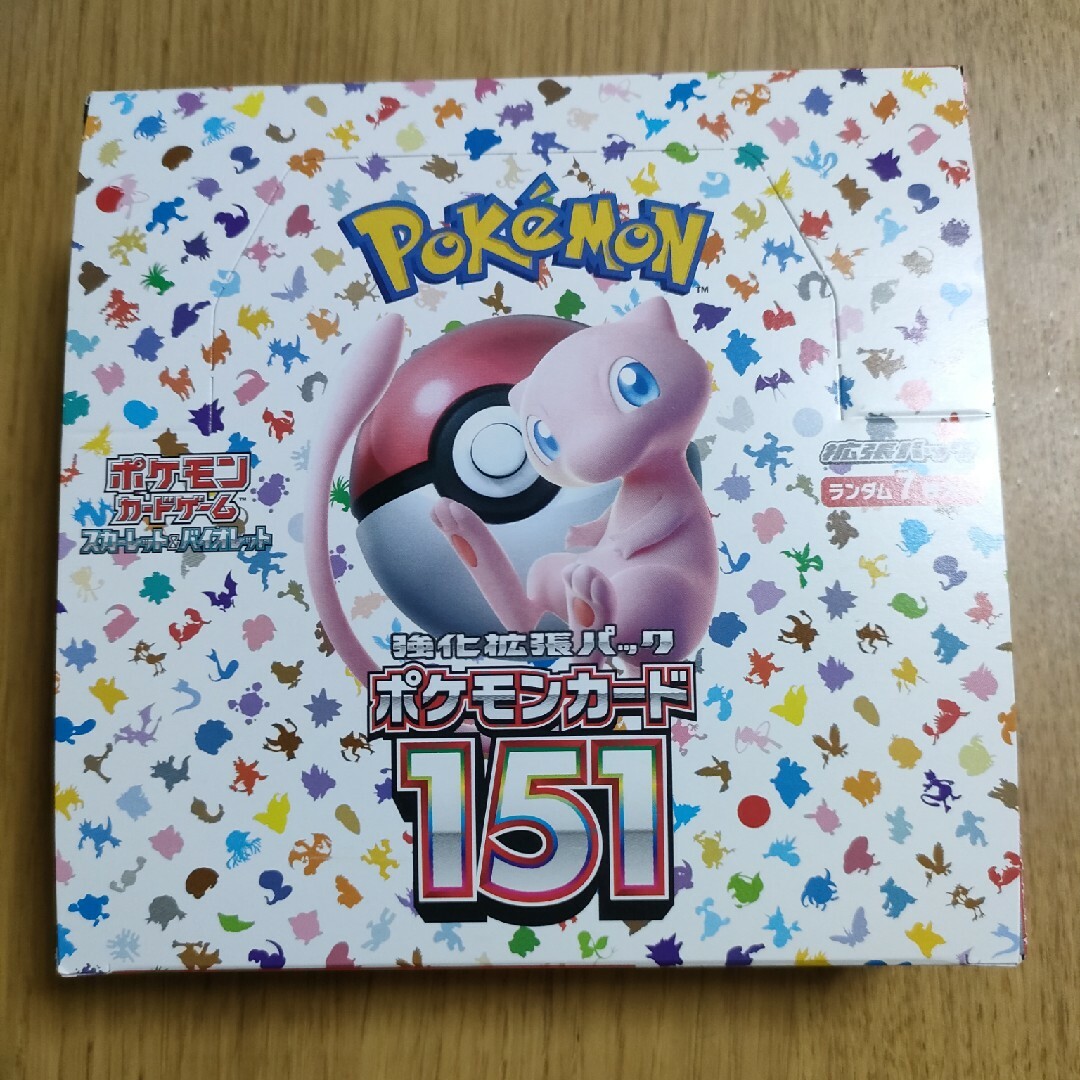 新品 ポケモンカード151  1BOX シュリンク無し