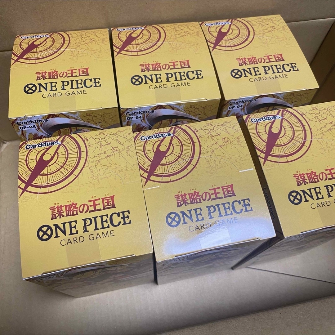 ONE PIECE - 新品未開封 3box 謀略の王国 テープ付き ワンピースカード